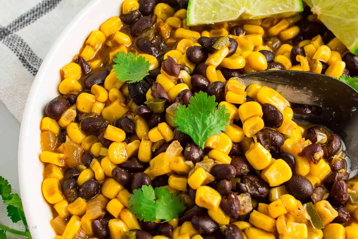 Mexican Spiced Corn And Beans {Gluten Free, Dairy Free} - Joyfully Full